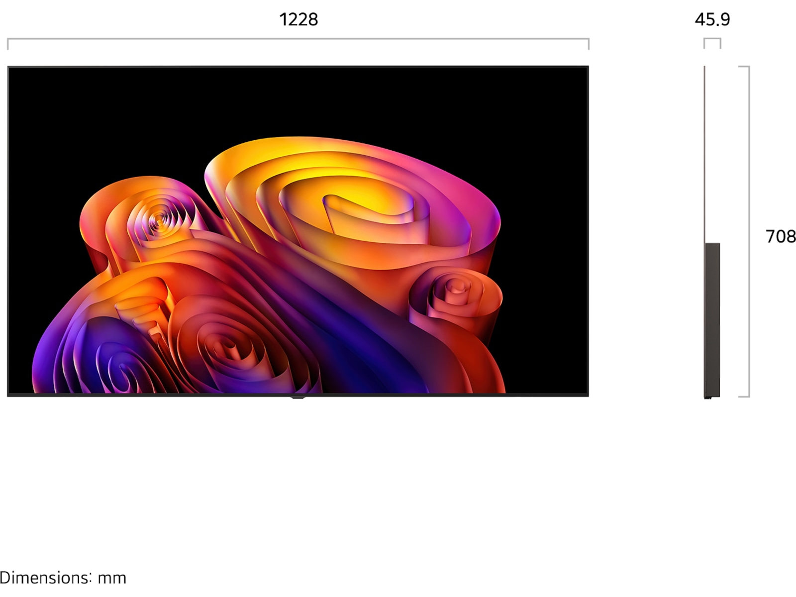 LG 55'' B6E 4K OLED smart TV (2026) 50 - 59 tums TV