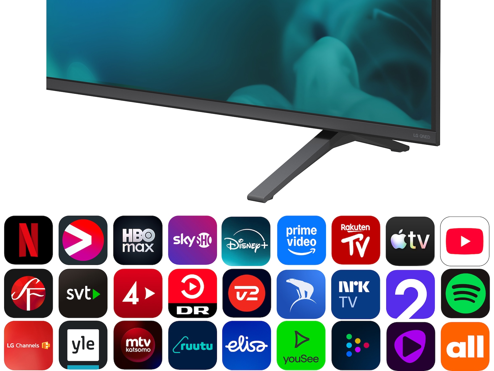 LG 85'' QNED 82B6A MiniLED 4K TV (2026) Över 80 tums TV