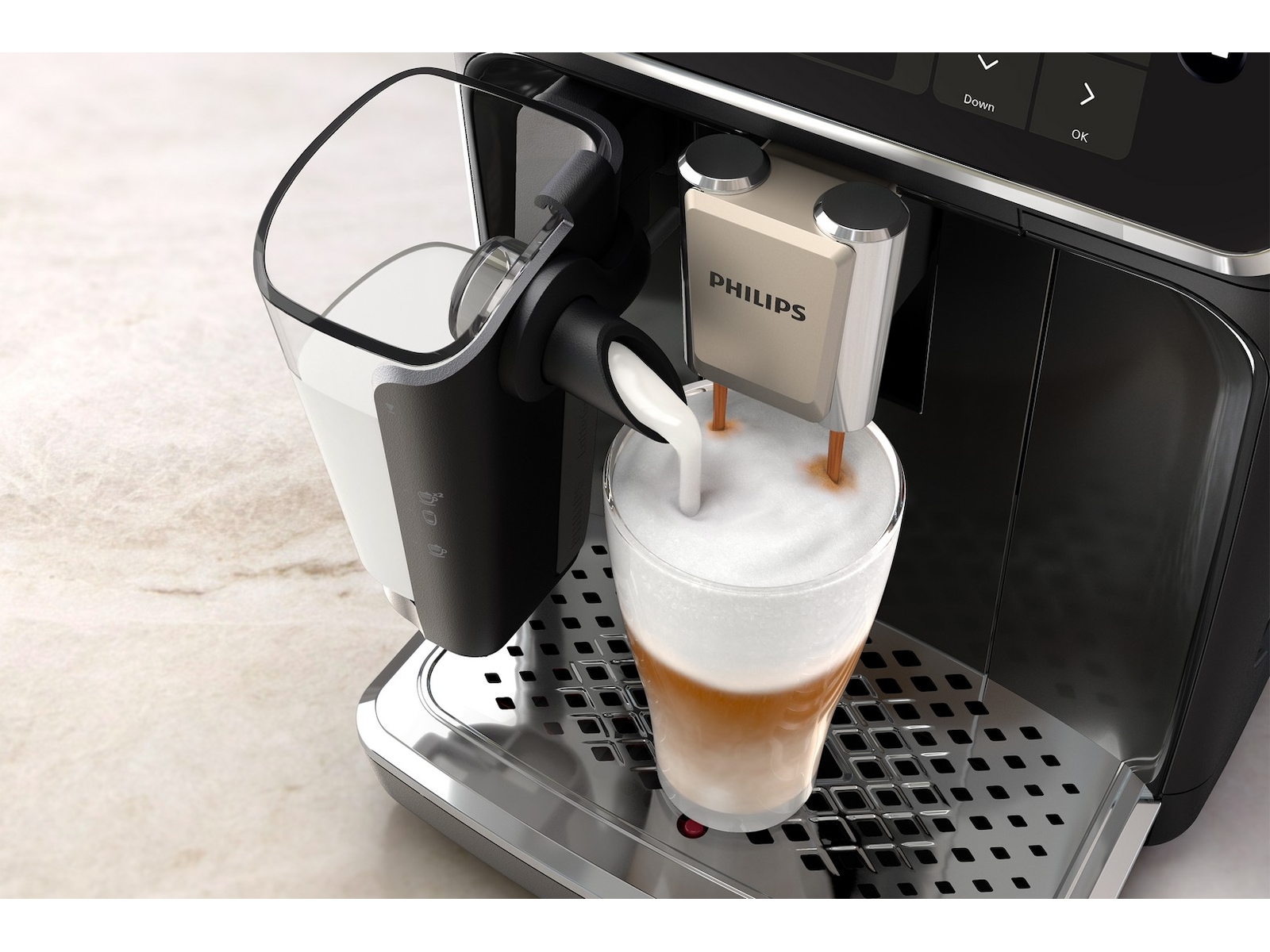 Philips helautomatisk espressomaskin 5500 Series LatteGo Espressomaskiner
