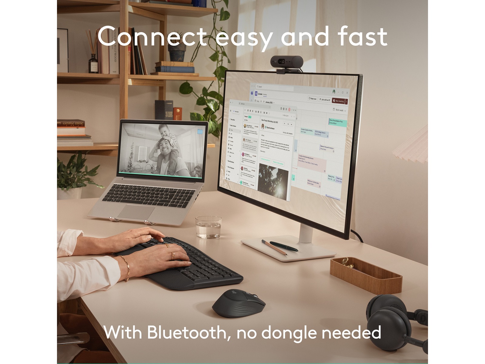 Logitech Signature Comfort M850 L trådlös mus Mus