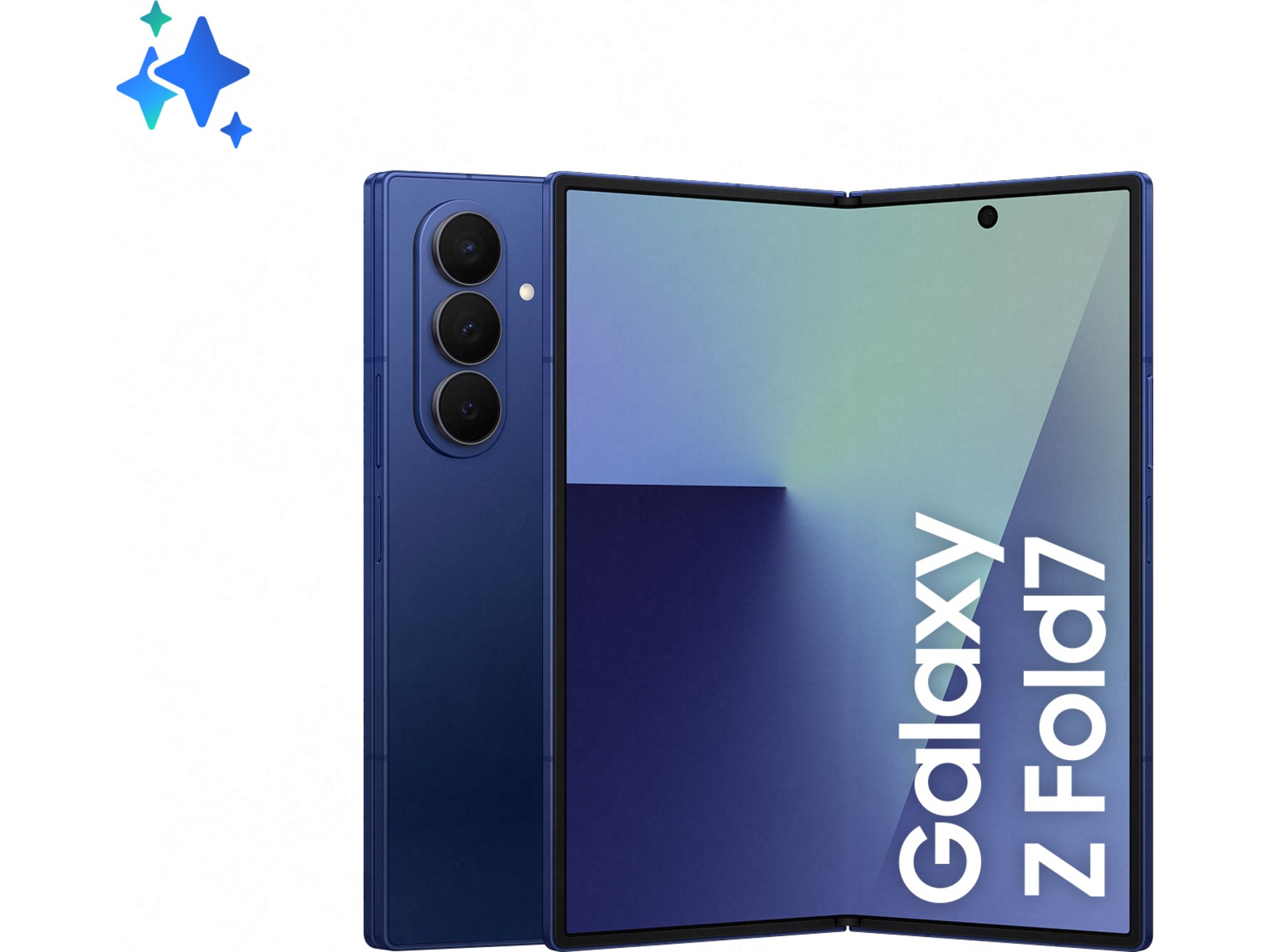 Samsung Galaxy Z Fold7 256GB (blue shadow) -B-Grade Demo mobiltelefoner