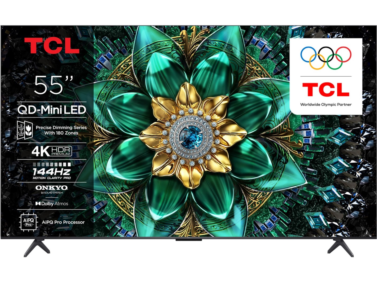 TCL 55" Q6C Premium QD-MiniLED TV (2026) 50 - 59 tums TV