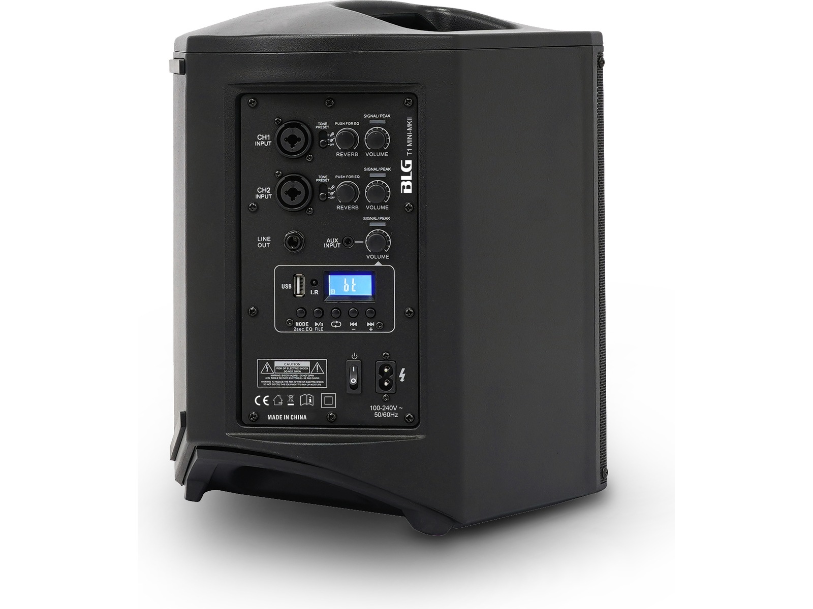 BLG 6,5" 100W aktiv högtalare med batteri Trådlös / Bluetooth högtalare