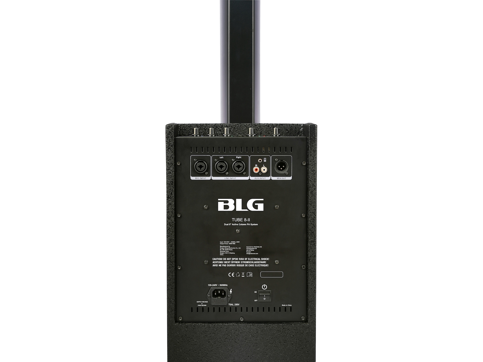 BLG Column PA-system 500W DSP Stereo Bluetooth Högtalare