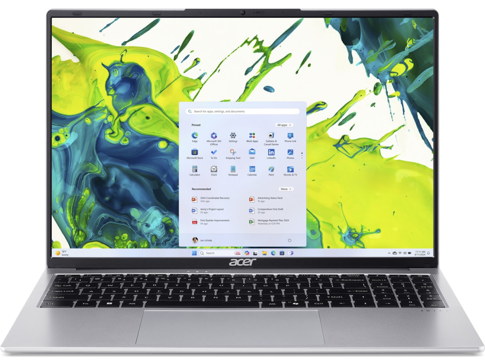 Acer Swift Lite 16 SFL16-31P 16" WUXGA Datorer - Bärbara / laptop