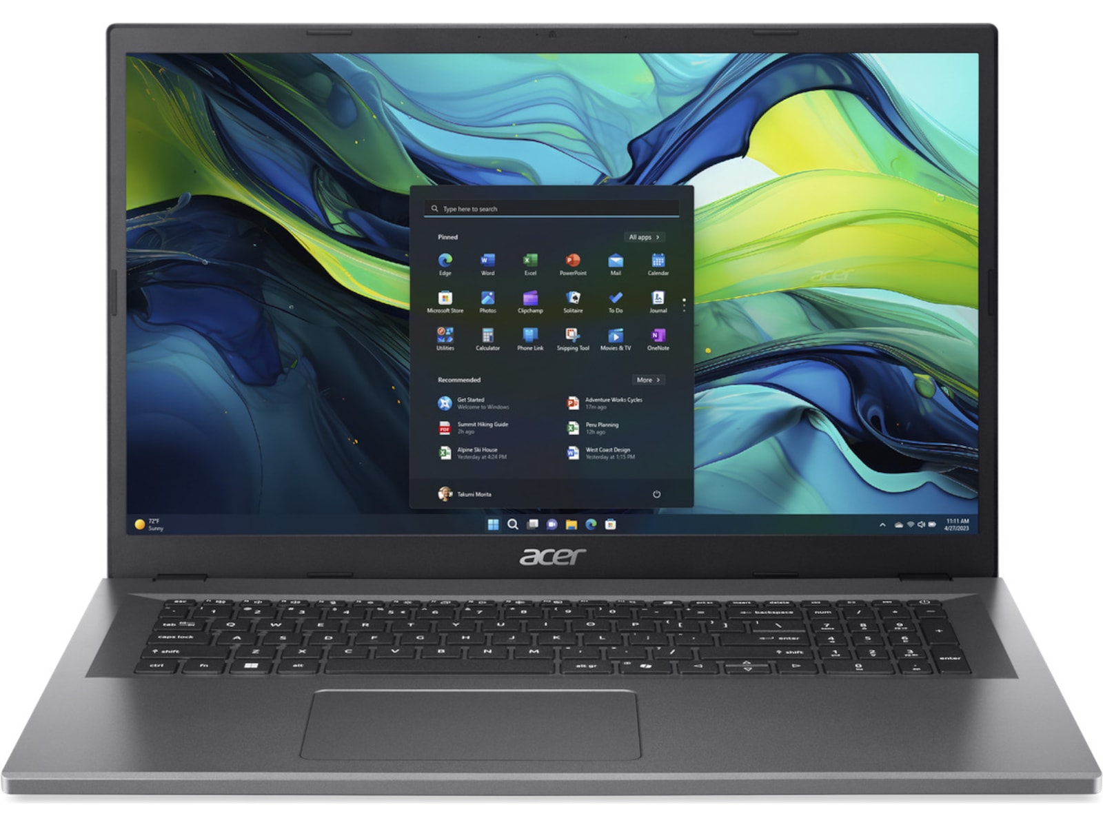 Acer Aspire Go 17 AG17-31P 17,3 FHD Datorer - Bärbara / laptop