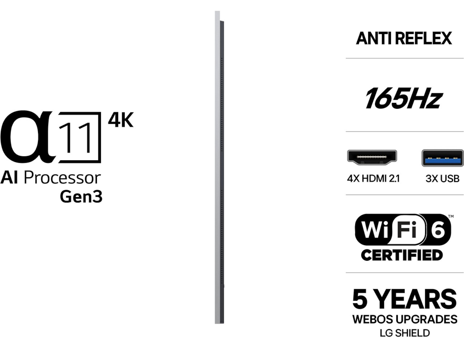 LG 83" G64 OLED evo 4K Smart TV (2026) Över 80 tums TV