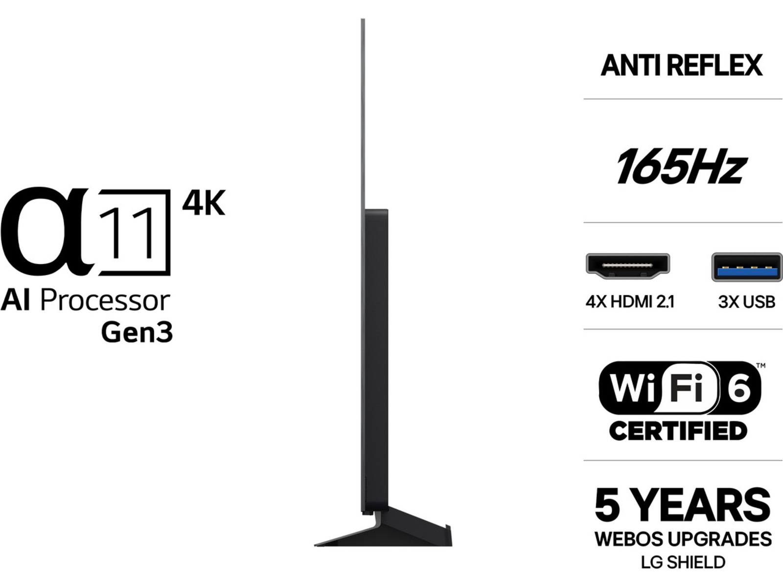 LG 55" C64 OLED evo 4K Smart TV (2026) 50 - 59 tums TV
