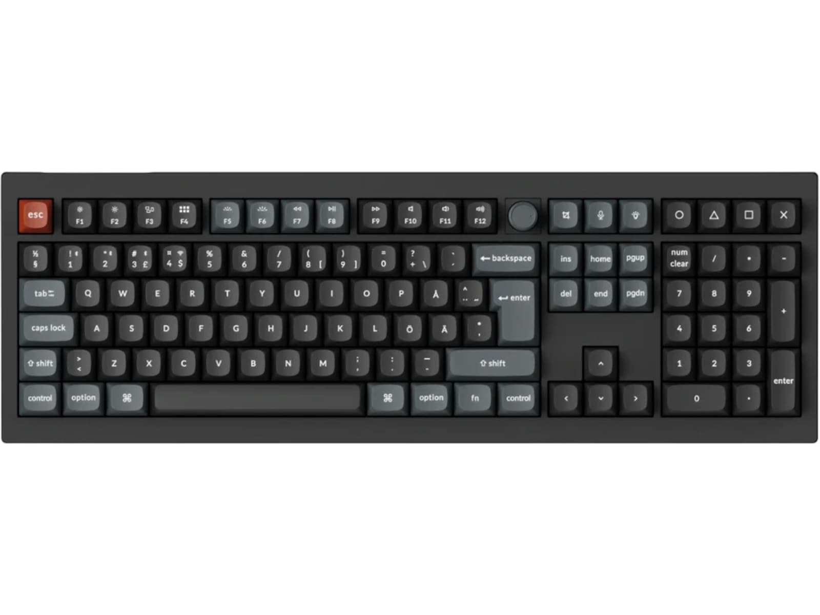 Keychron V6 Ultra 100% 8K Brown Trådlöst gamingtangentbord Gamingtangentbord
