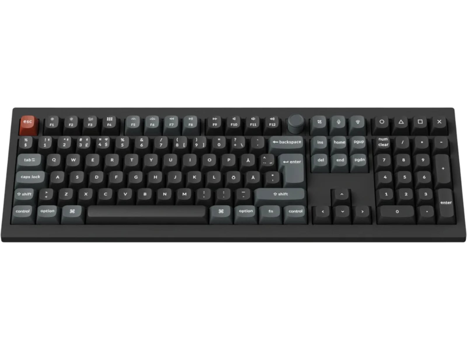 Keychron V6 Ultra 100% 8K Brown Trådlöst gamingtangentbord Gamingtangentbord