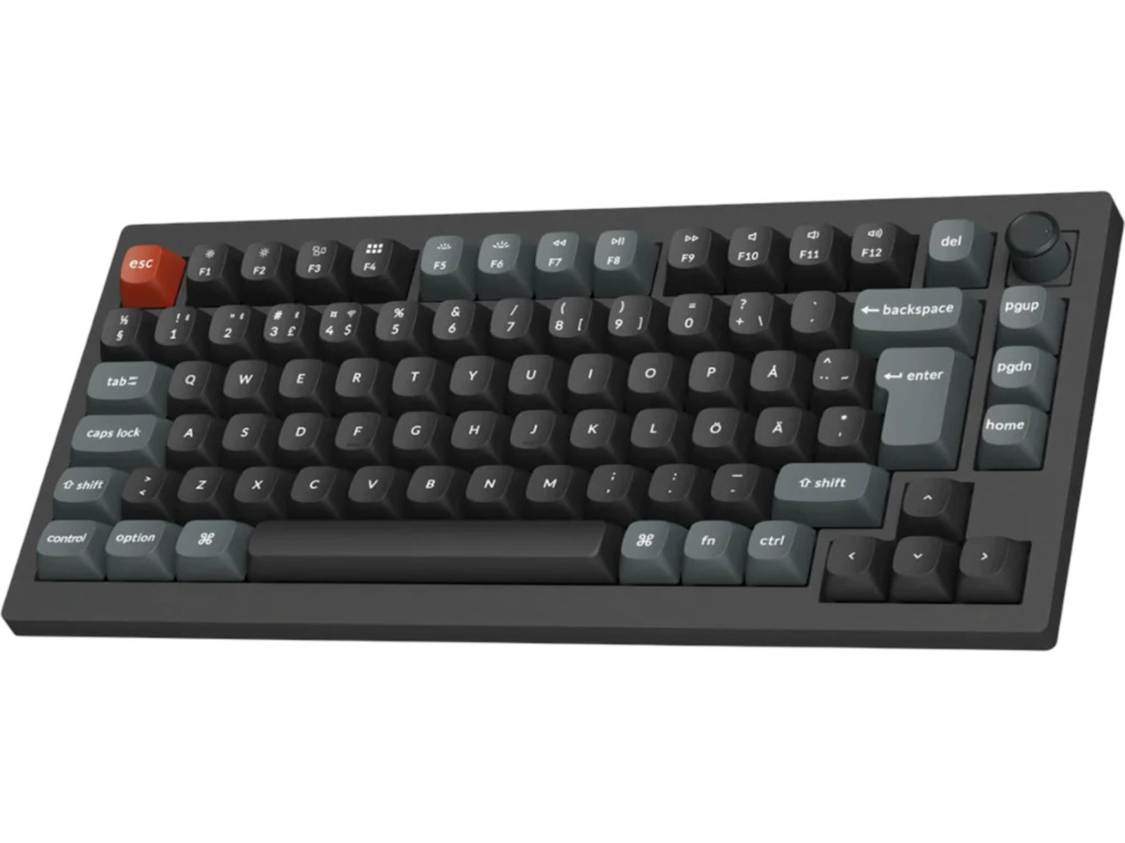 Keychron V1 Ultra 75% 8K Red Trådlöst Gamingtangentbord Gamingtangentbord