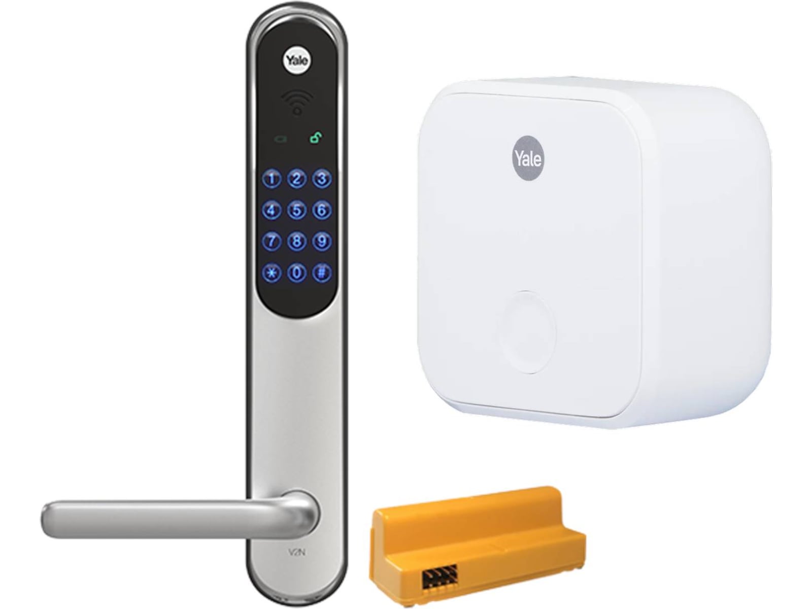 Yale Doorman Classic Home (silver) + bridge Elektroniskt dörrlås