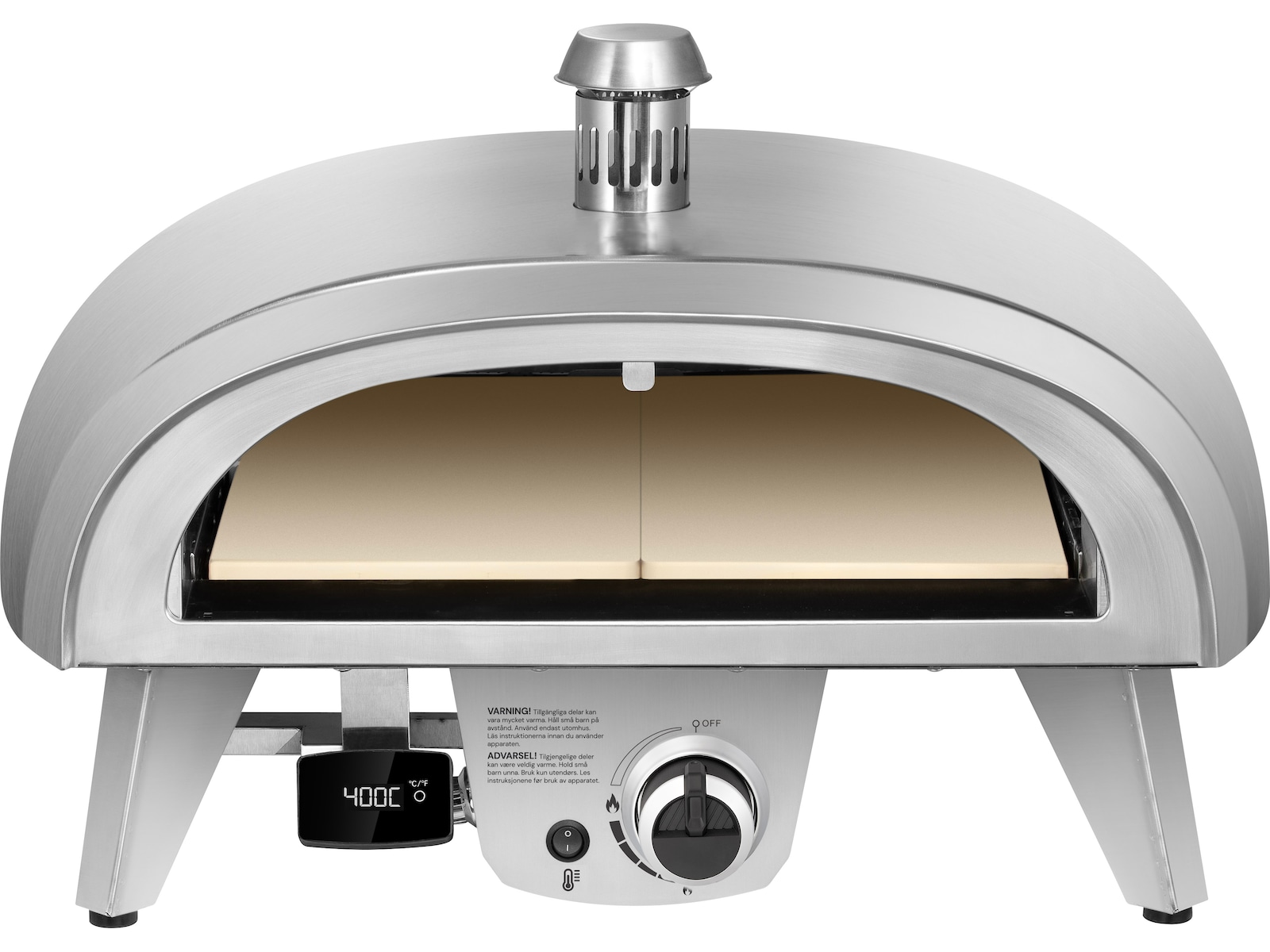 Gasolpizzaugn 8kW 45cm rostfritt stål -B-Grade Demo hem & hushåll