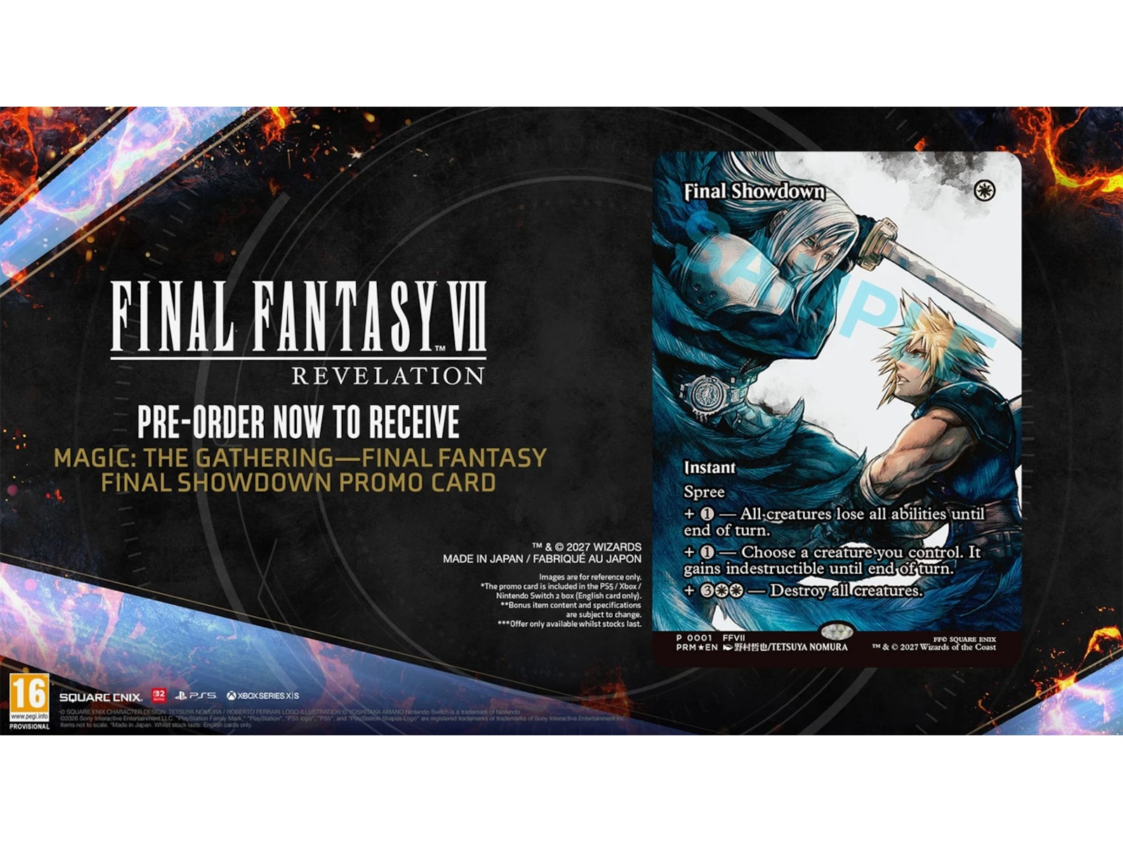 Final Fantasy VII Revelation Magic Ed PS5 Spel till Playstation 5