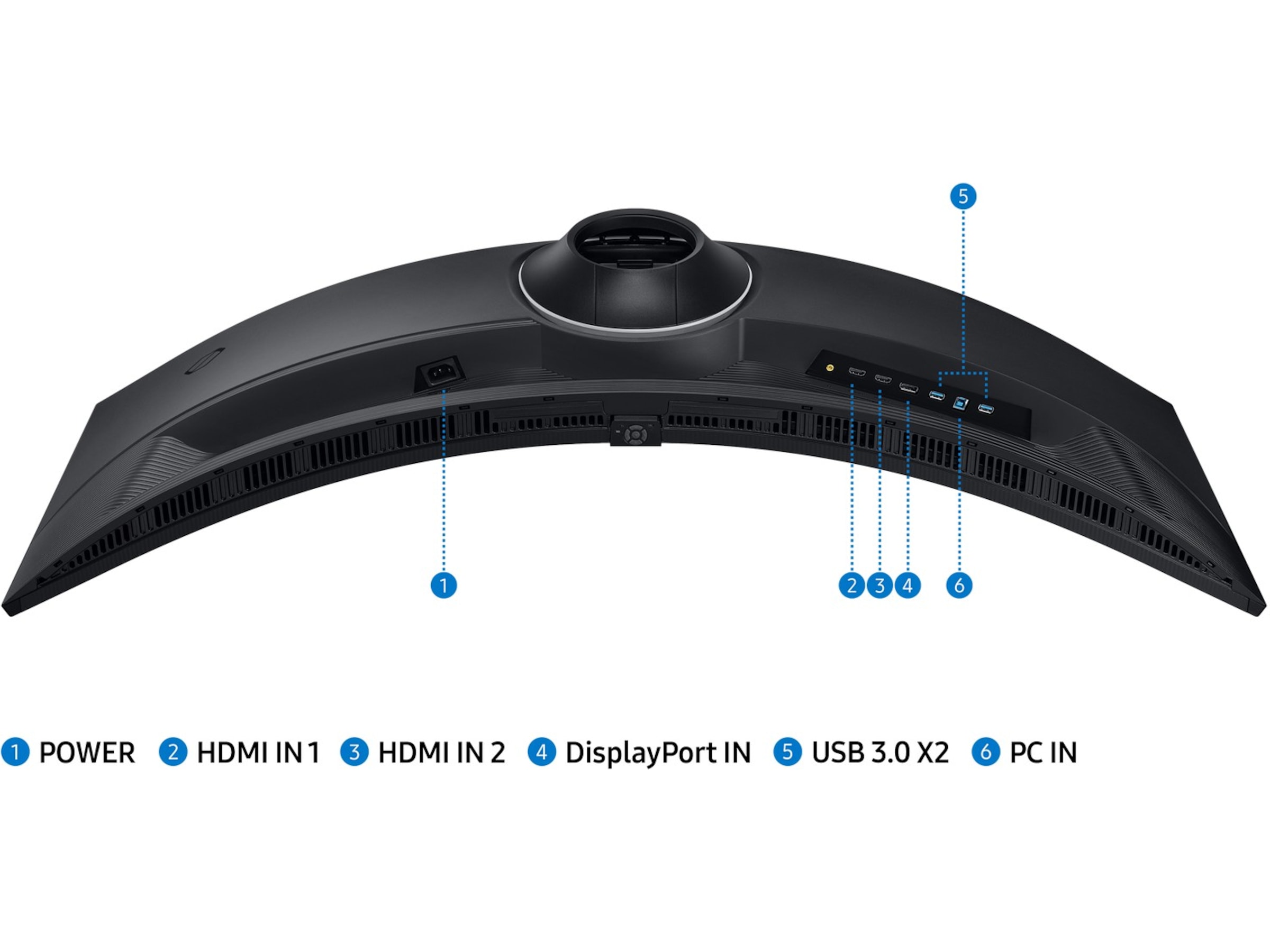 Samsung 49" Odyssey G9 curved skärm C49CG950 Datorskärm
