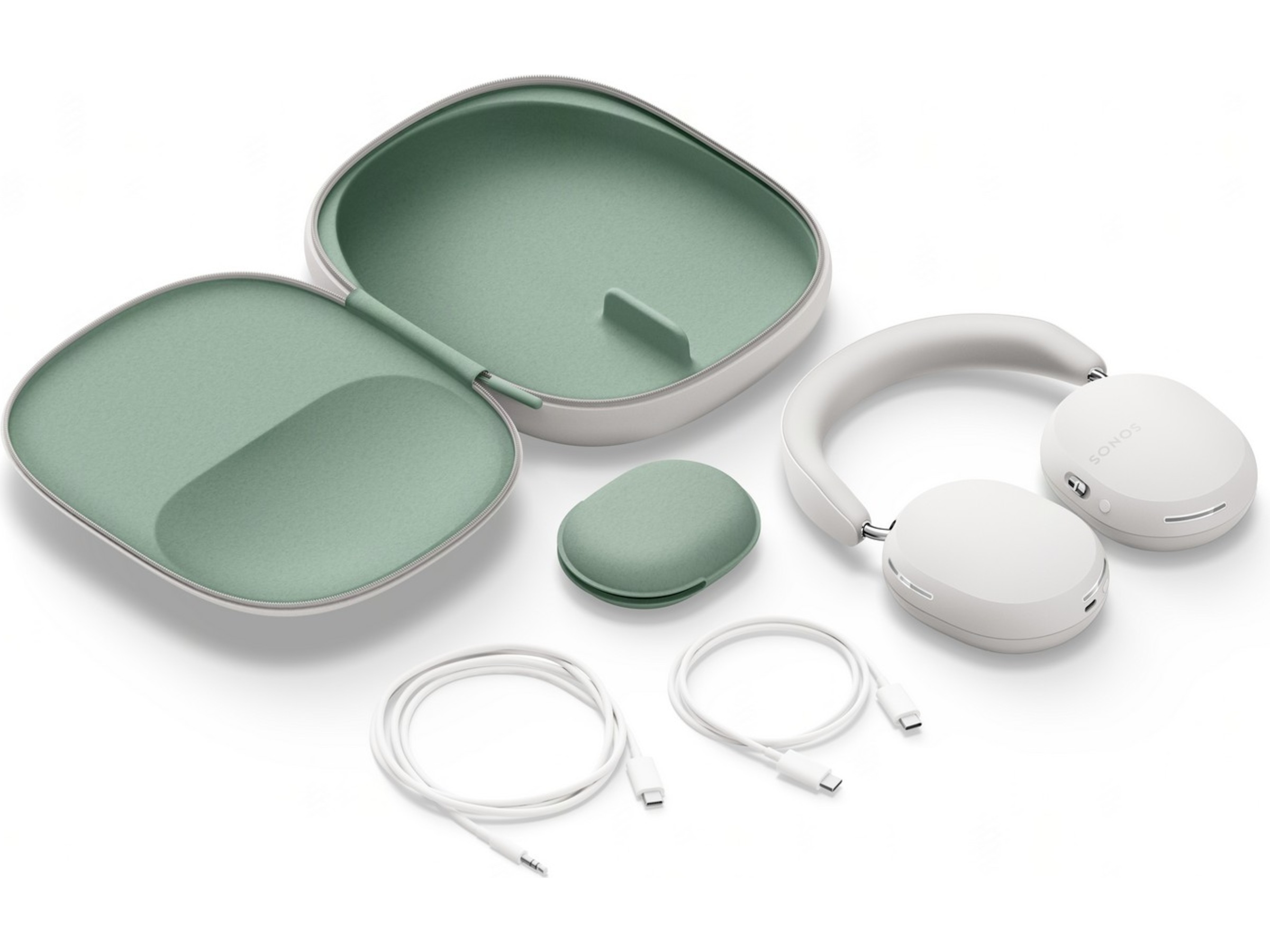 Sonos Ace trådlösa hörlurar (vit) Hörlurar