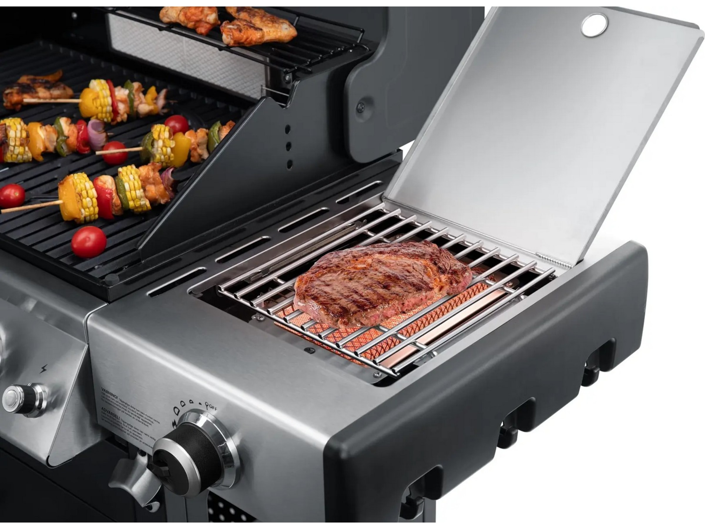 Austin and Barbeque Gasolgrill med flera brännare och funktioner Utomhusgrillar