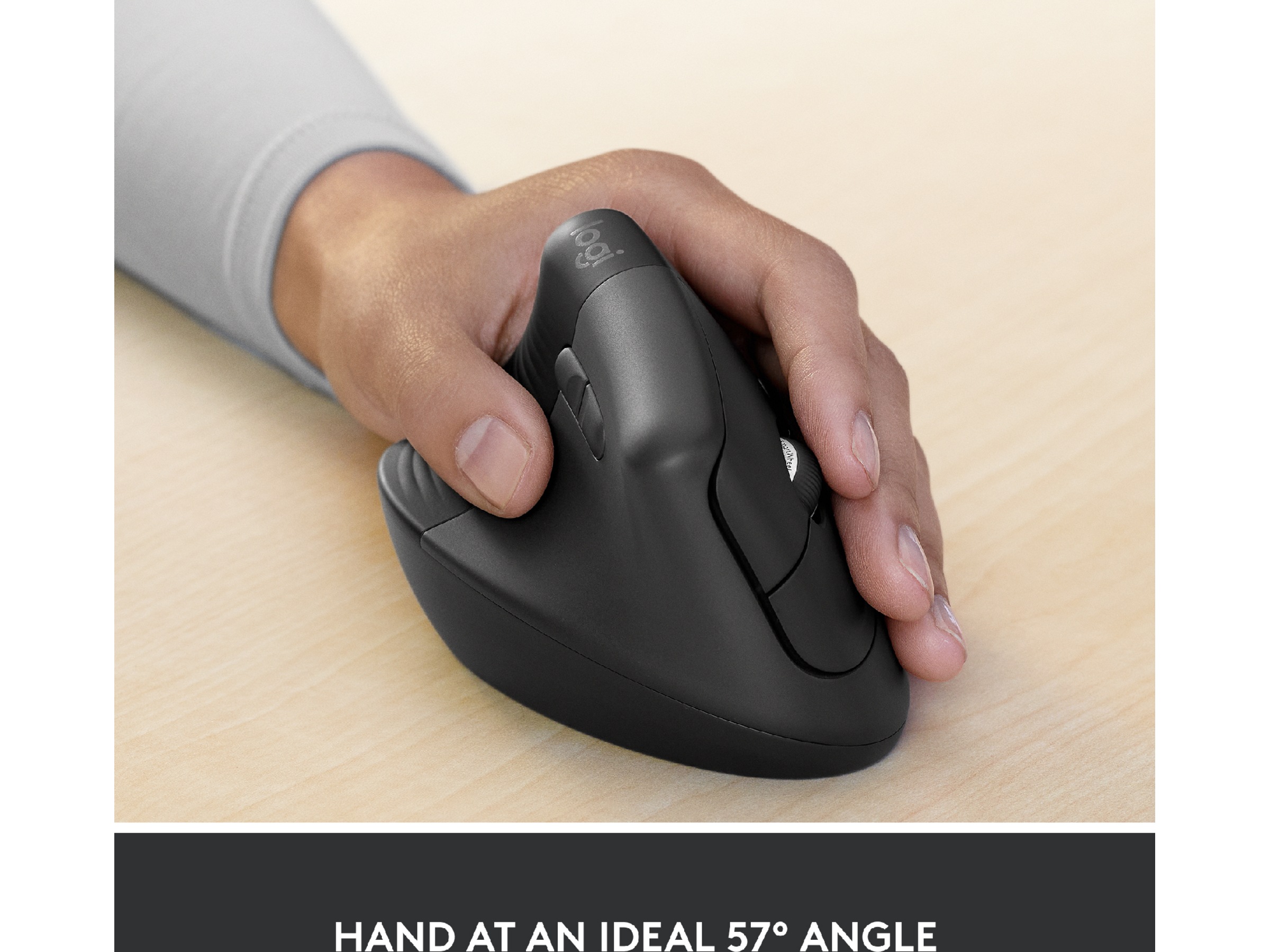 Logitech Lift Vertikal Business Vänster mus (graphite) Mus