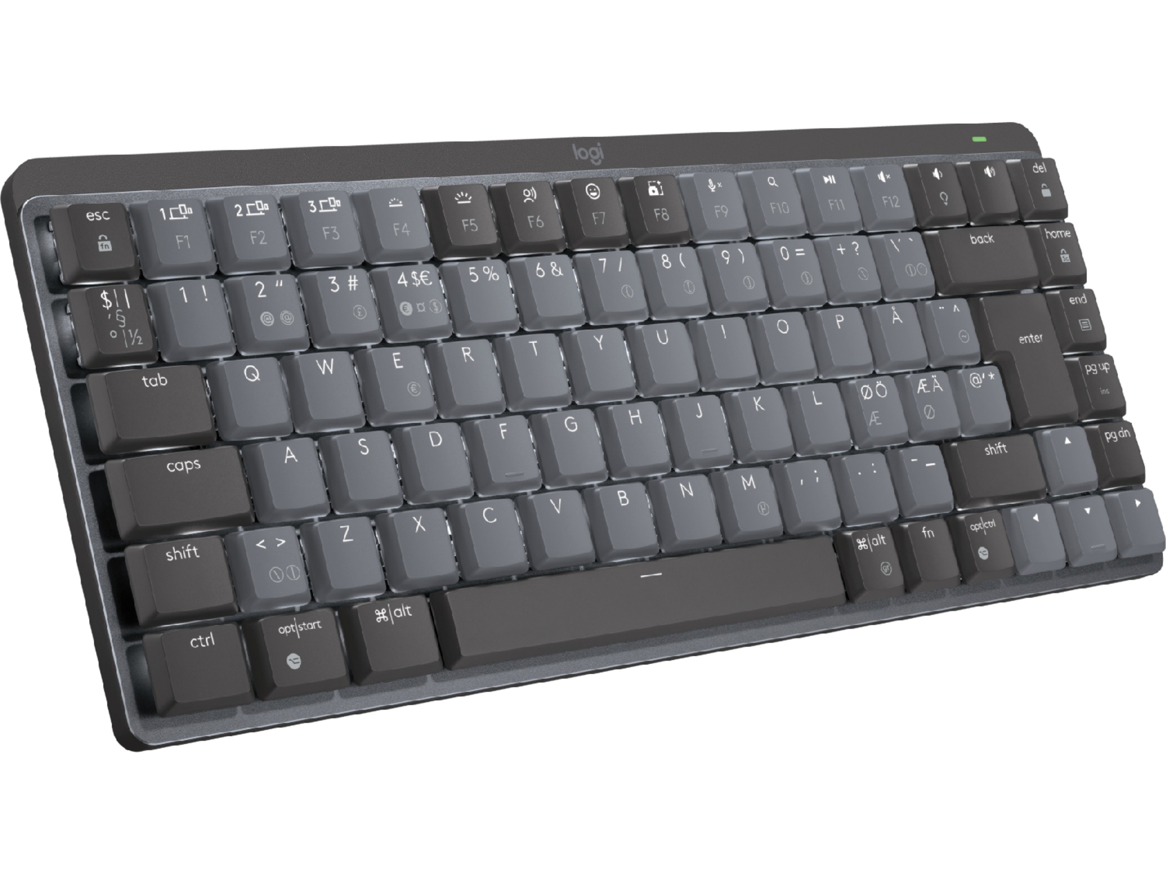 Logitech MX Mechanical Mini Minimalist Tactile (graphite) Tangentbord
