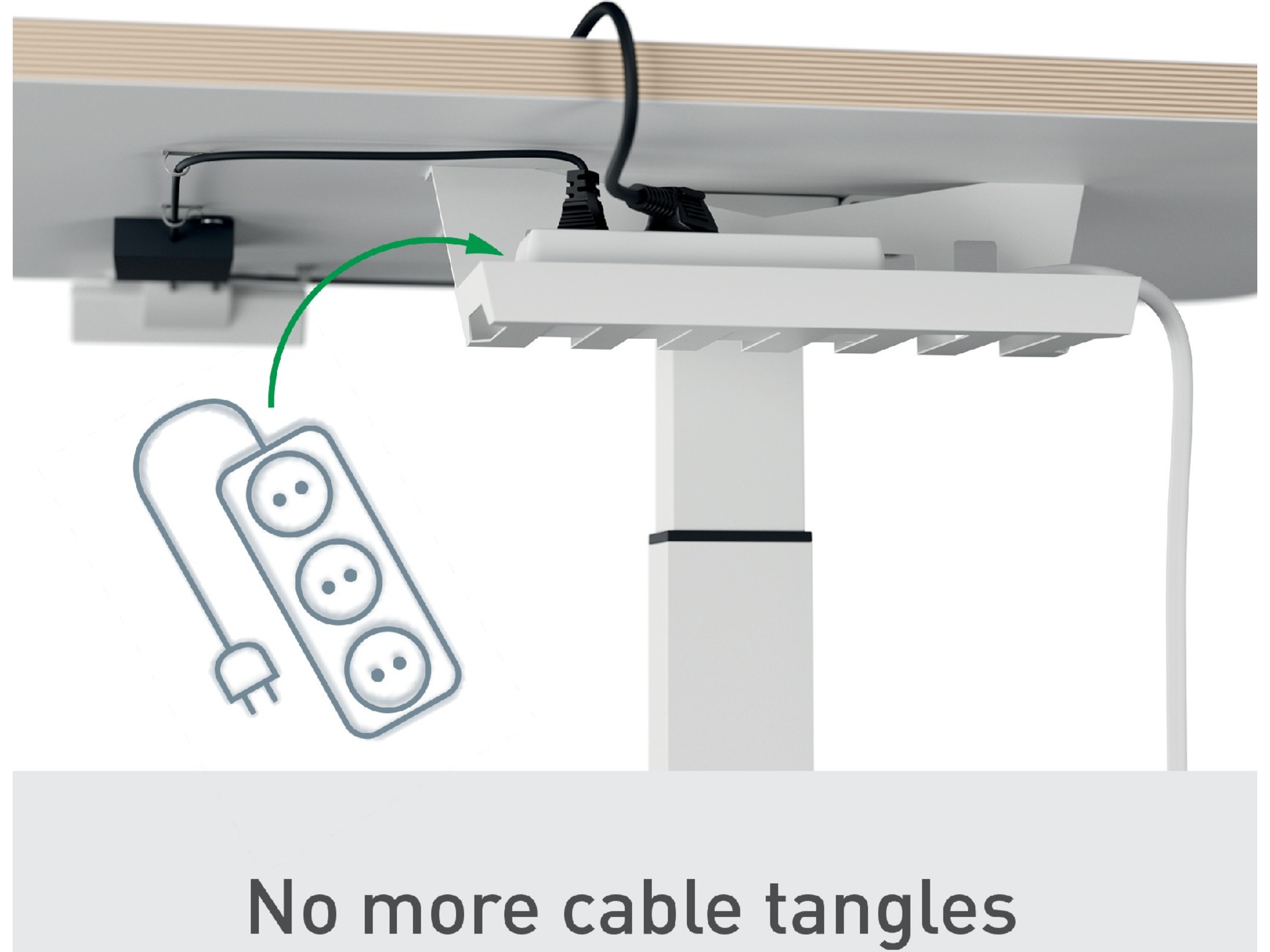 Leitz Ergo Höj- & Sänkbart Skrivbord, elektriskt, stå-upp-påminnelse Skrivbord