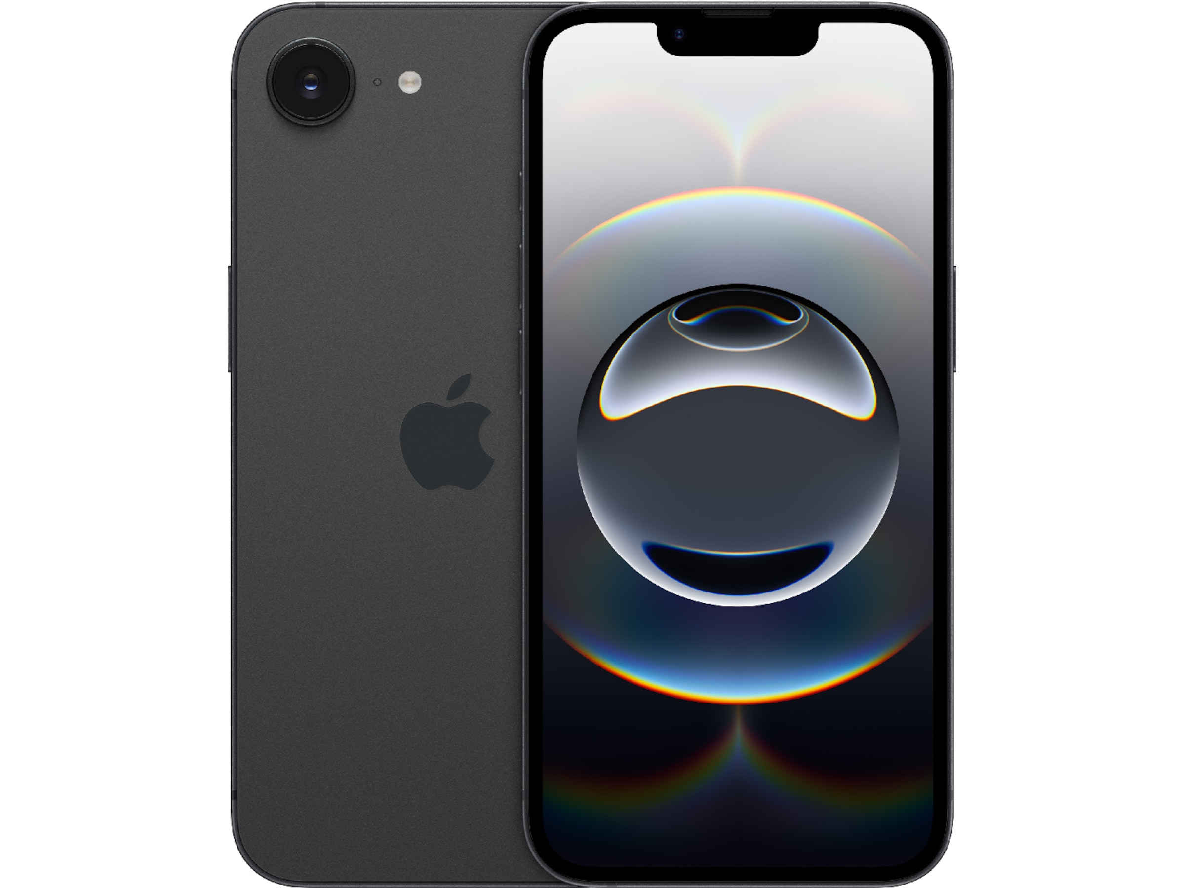 iPhone 16e 128GB (svart) Mobiltelefoner