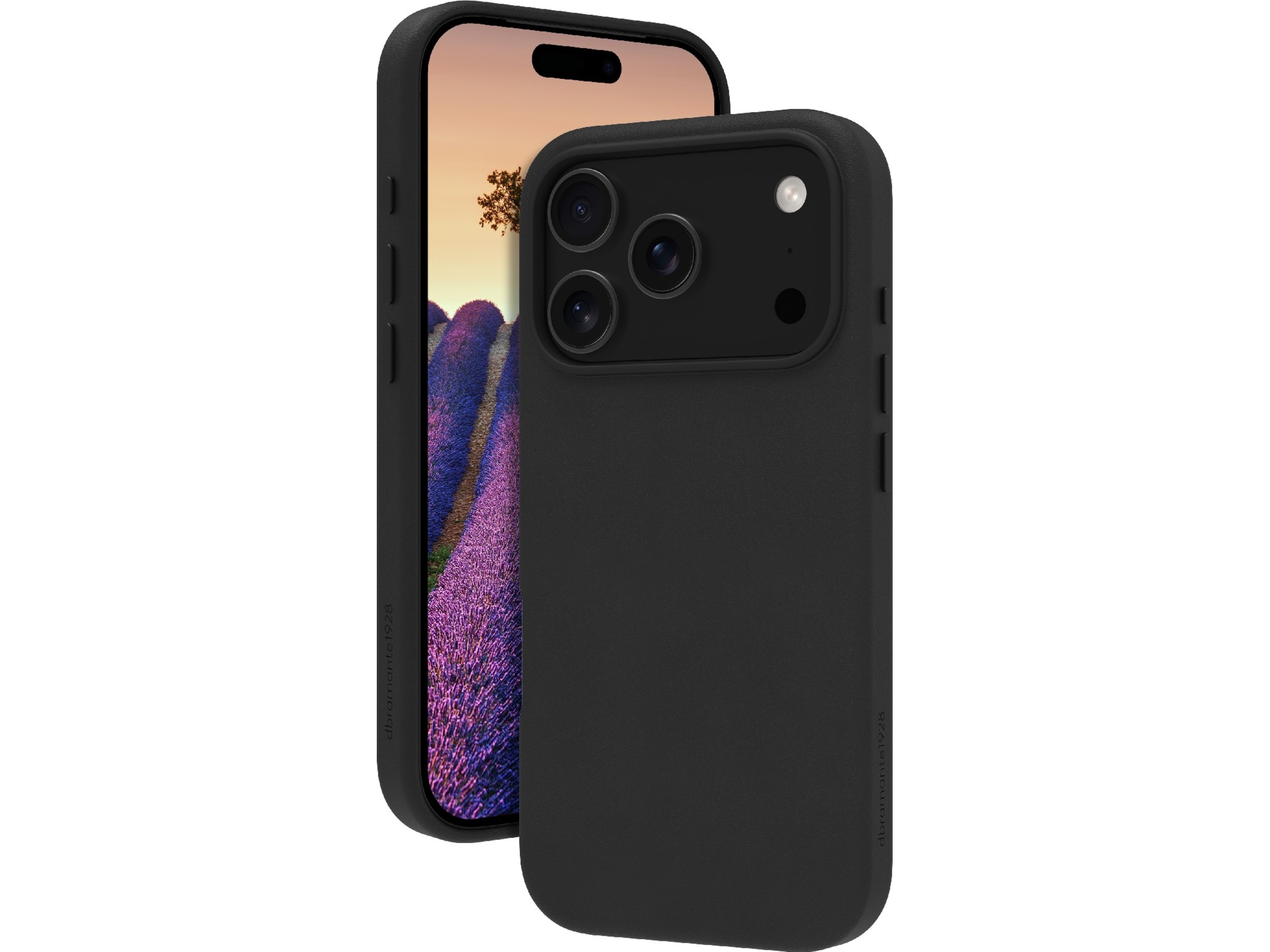 dbramante1928 iPhone 17 Pro Roskilde läderskal (svart) Skydd