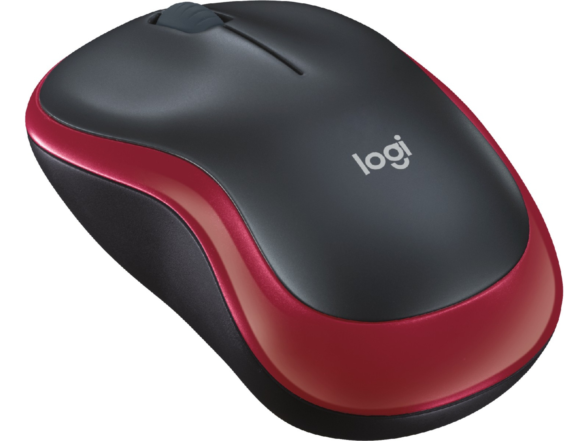 Logitech M185 Trådlös Mus Röd Mus