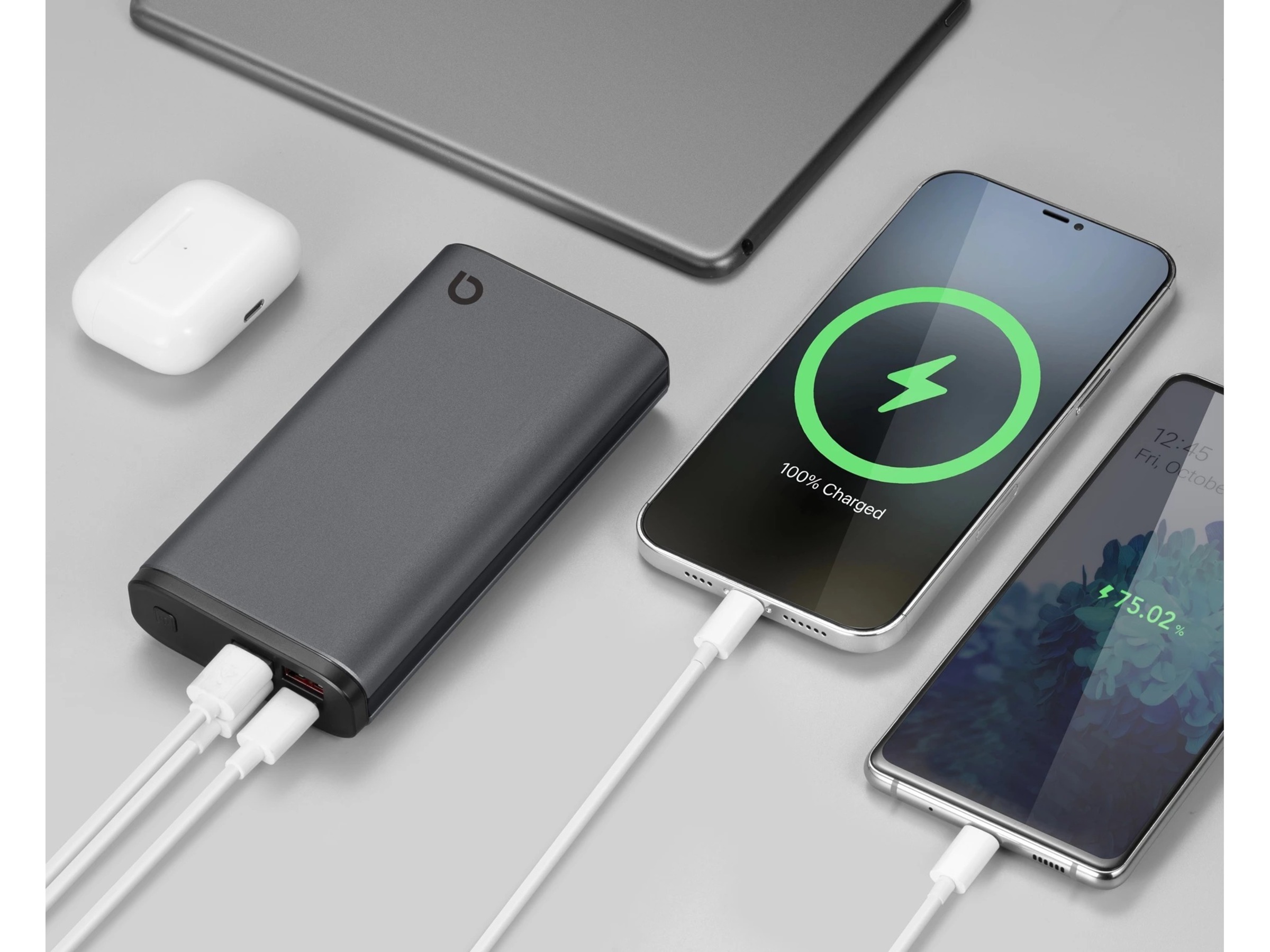 Andersson Powerbank 20.000 PD/QC 3.0 V2 (space gray) Powerbank