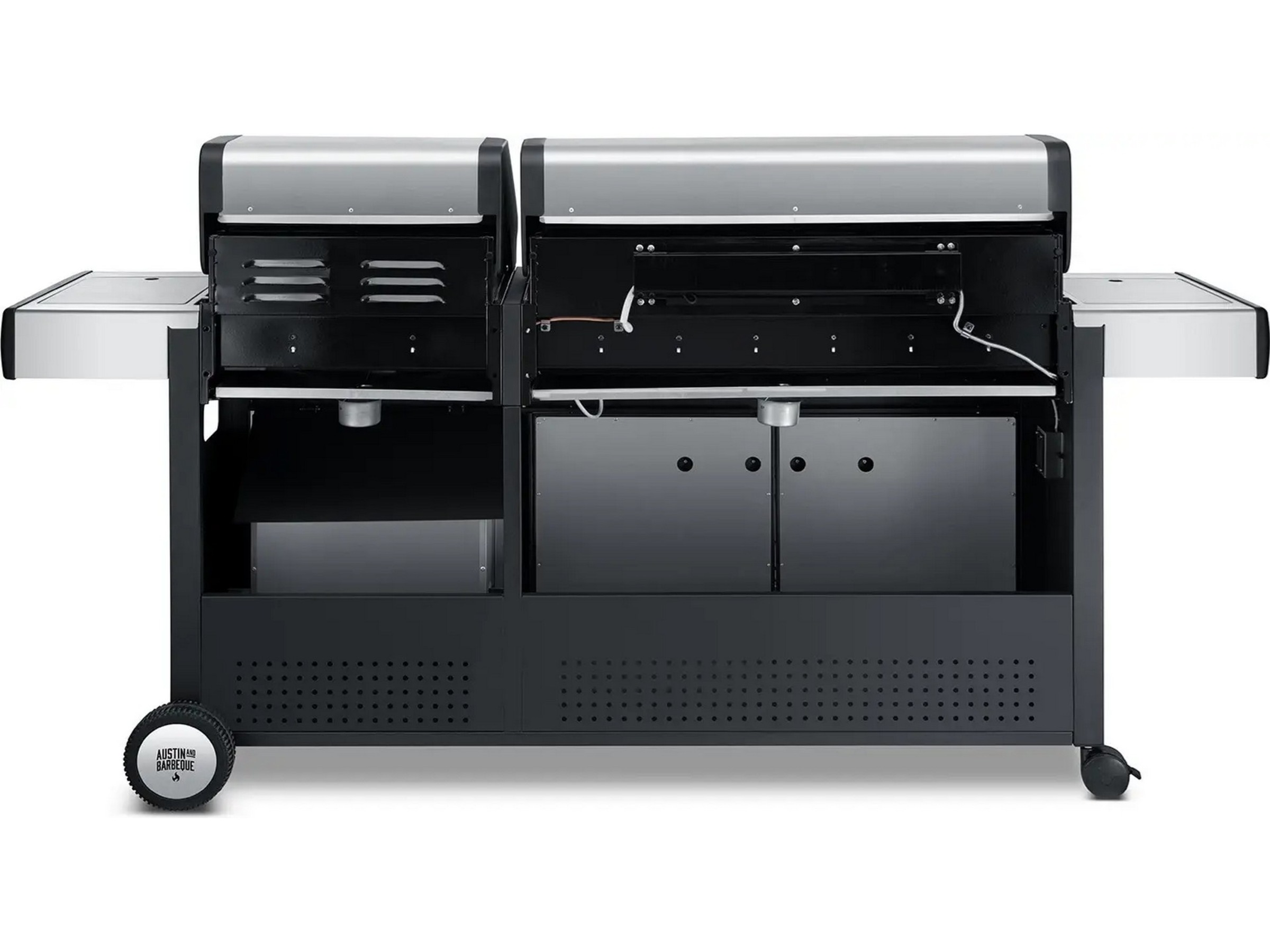 Austin and Barbeque Gasolgrill med 8 + 2 brännare & funktioner Utomhusgrillar