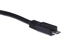 USB-A till USB Micro-B kabel 1m (svart) USB-kablar