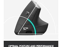 Logitech MX Vertical Trådlös Bluetooth Mus Ergonomi