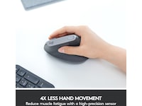 Logitech MX Vertical Trådlös Bluetooth Mus Ergonomi