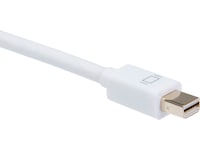 Mini DP till HDMI kabel 3m (vit) Skärmkablar