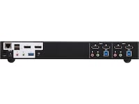 Aten KVM 2-PC 1 användare CS1942DP Dockningsstation och USB-hub
