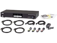 Aten KVM 2-PC 1 användare CS1942DP Dockningsstation och USB-hub