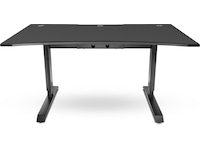 Svive Altair Gaming Desk matt svart med svarta sömmar Gaming desk
