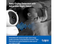 TP-Link Tapo C200 Övervakningskamera (vit) Övervakningskamera