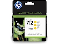 HP bläck 712 3-pack Gul Bläckpatron