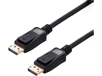 Displayport kabel 1m (svart) Skärmkablar