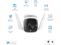 TP-Link Tapo C310 WiFi Camera Outdoor (vit) Övervakningskamera