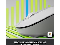 Logitech Signature M650 Medium  trådlös mus Offwhite Mus