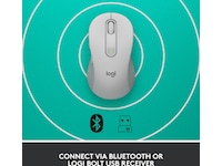 Logitech Signature M650 Medium  trådlös mus Offwhite Mus