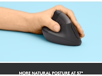 Logitech Lift Vertikal Vänster mus (graphite) Mus