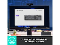 Logitech MX Mechanical Wireless Clicky (graphite) Tangentbord