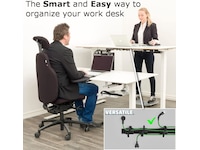 Kenson RIB 38cm Kabelhållare (3pk) Tillbehör till arbetsstationer & kontorsbås