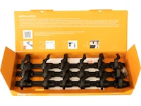 Kenson RIB 38cm Kabelhållare (3pk) Tillbehör till arbetsstationer & kontorsbås