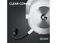 Logitech Pro X 2 Lightspeed Trådlöst Gaming Headset (vit) Gamingheadset