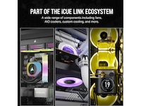 Corsair iCUE LINK QX120 RGB 120mm Fläkt (svart) Fläkt