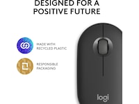 Pebble Mouse 2 M350s (svart) Mus
