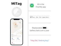 MiLi MiCollar Halsband för hundar, med spårningschip (svart) Bluetooth tracker & GPS